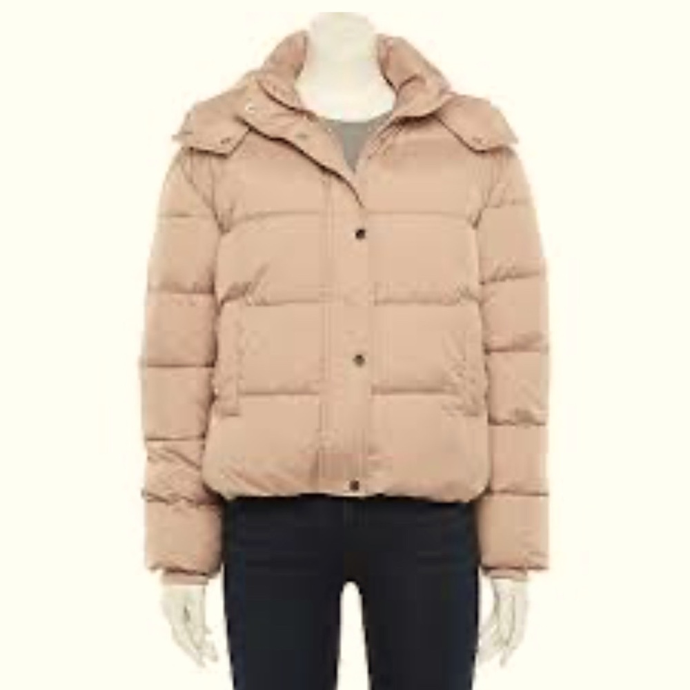 SEBBY JUNIOR'S SHORT PUFFER JACKET WITH HOOD Size Large